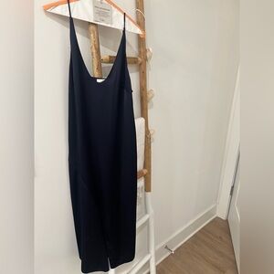 Elegant Navy Sleeveless TIBI Dress